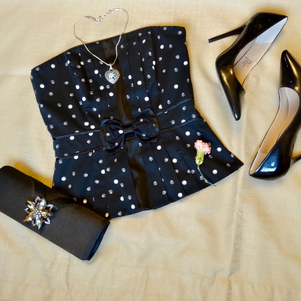 White House Black Market Bustier Corset