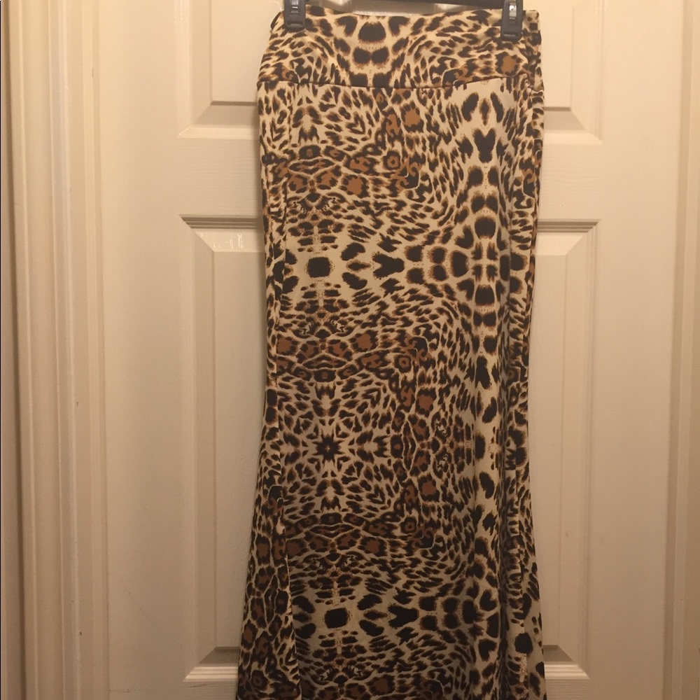 Leopard Print Skirt