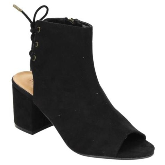 highlight black short chunky heel - Picture 2 of 4