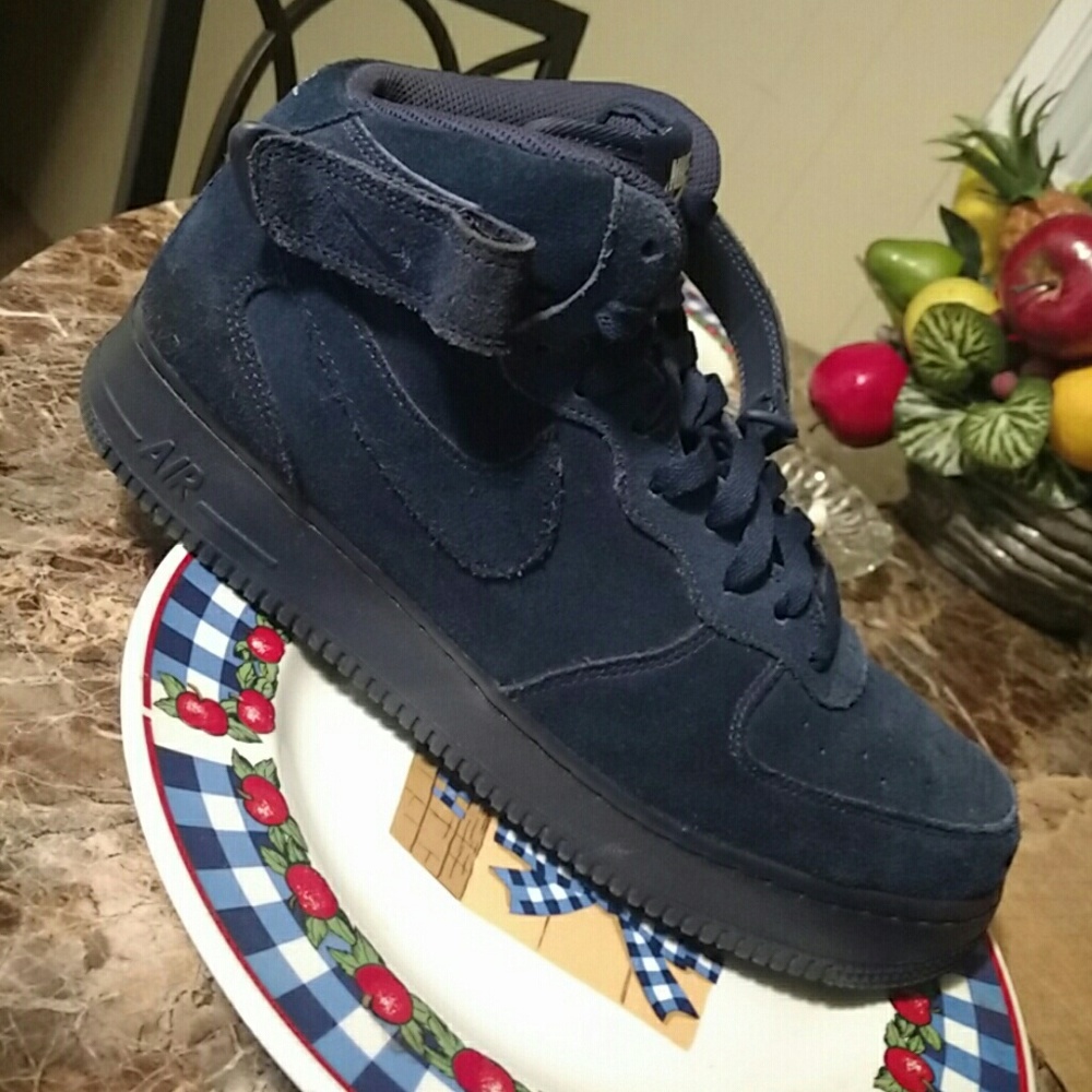 Nike air high tops blue swade