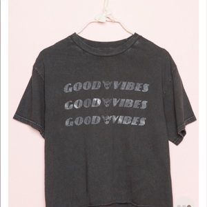 Brandy Melville ALEENA GOOD VIBES  t-shirt