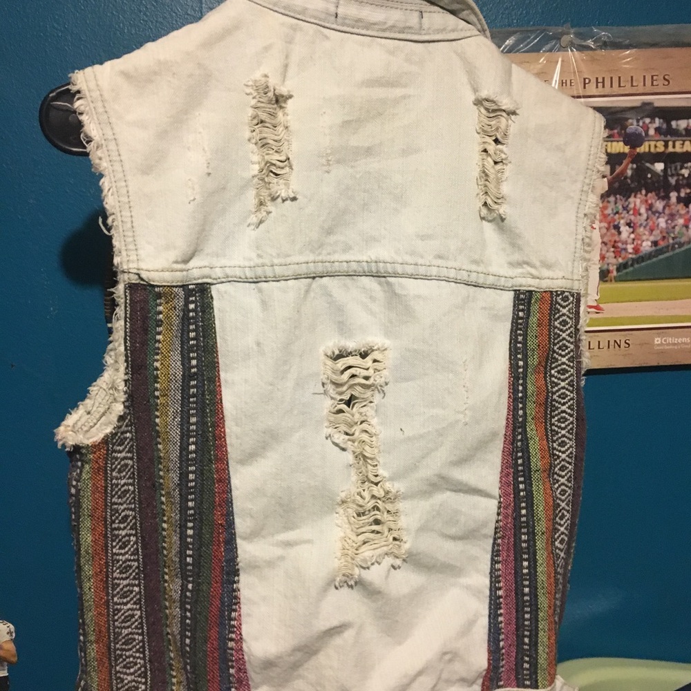 Forever 21 jean vest