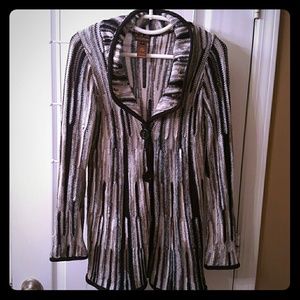 Elegant Multiples sweater jacket