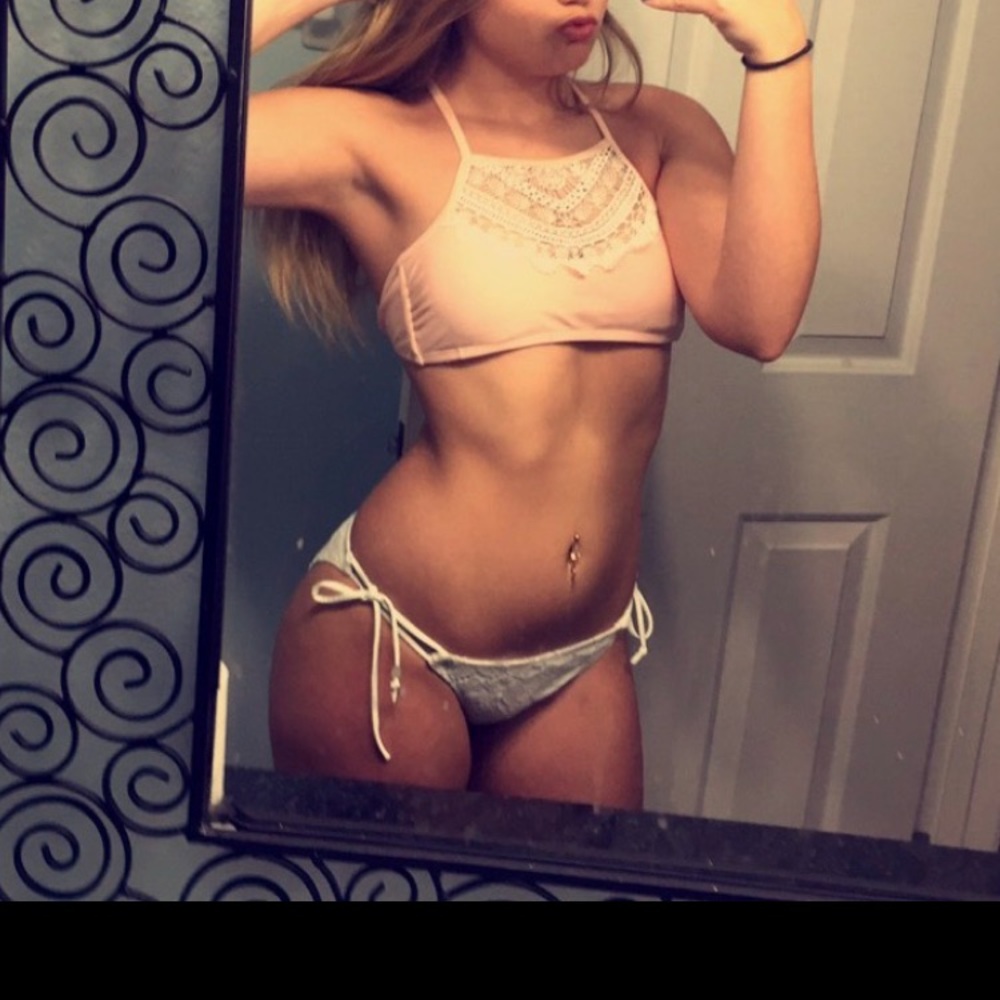 Lacy bikini bottoms
