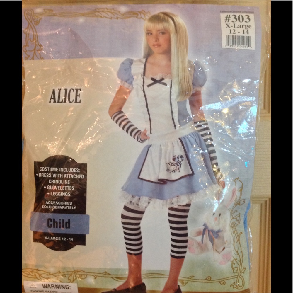 Costume Alice in Wonderland Child'sXL
