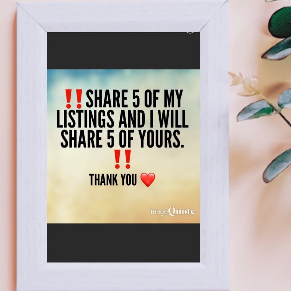 Share 5 of mine and I'll do the same in return !