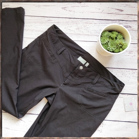 Athleta Pants - NWT Athleta Low Rise Dipper Pants, black, 12P