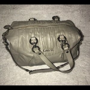 Coach Grey Leather bag