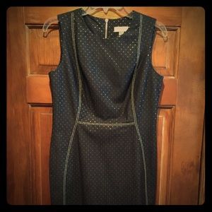 Calvin Klein Dress- blue and silver. Size 8