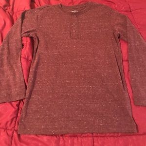 Long sleeve Henley tee