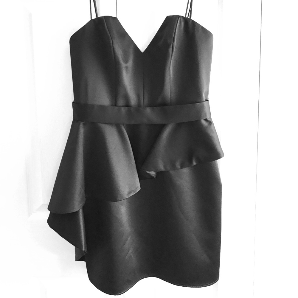 ABS Satin Cocktail Dress