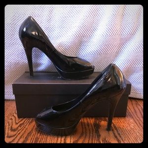 Patent leather black pumps- Cole Haan