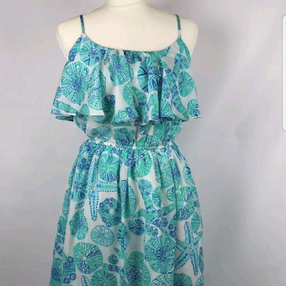 Lilly Pulitzer for target Sea Urchin teal dress - Picture 2 of 8