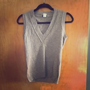 Timeless wool/Cashmere shell vest- oatmeal color
