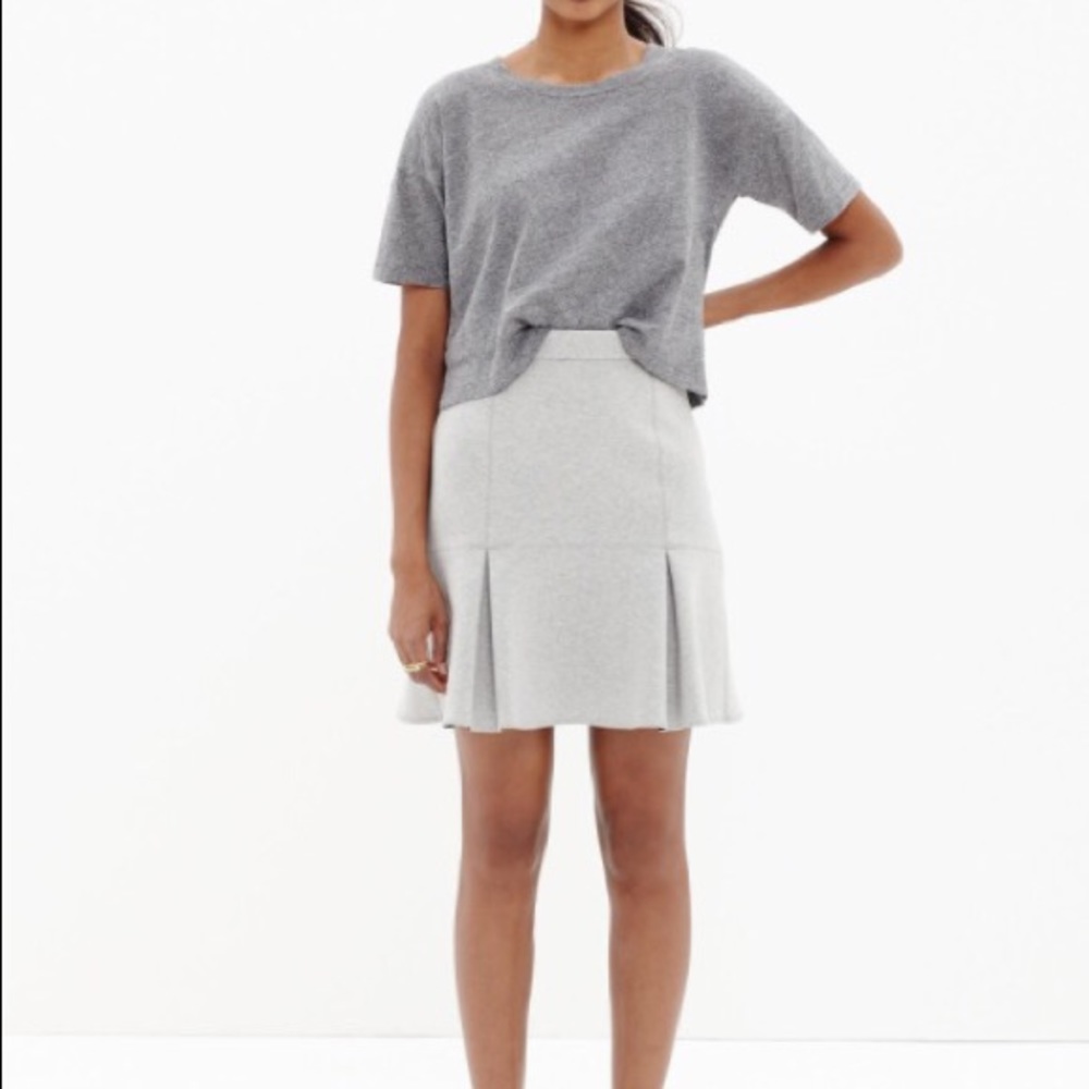 Madewell gray skirt