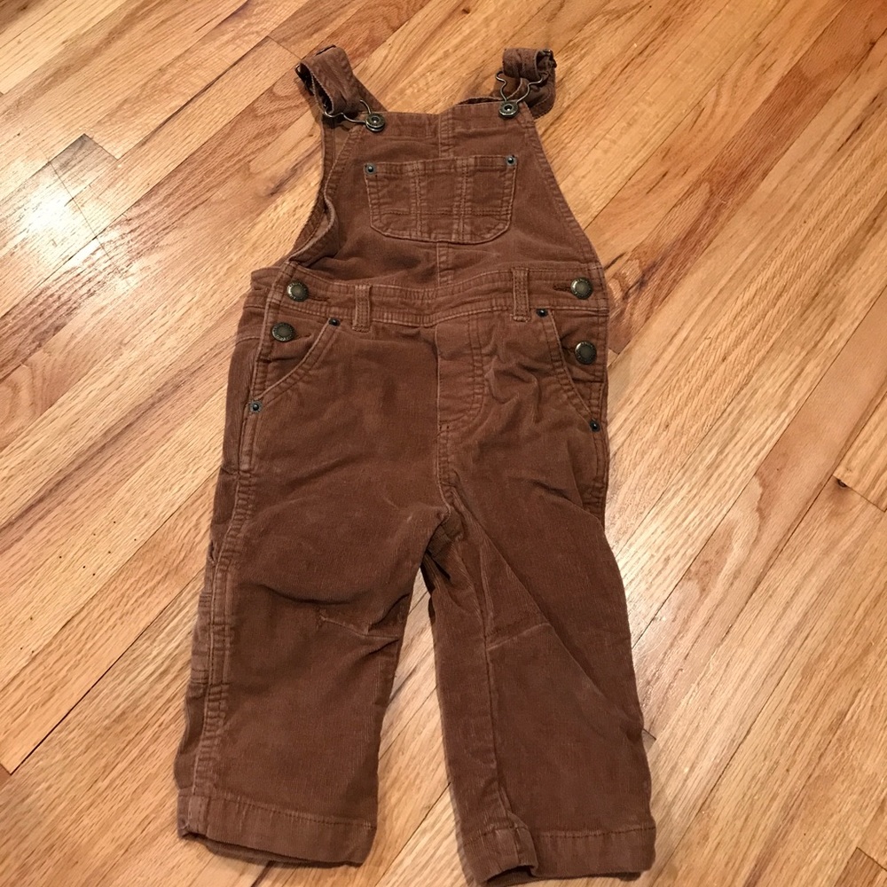 Oshkosh 12 Month Camel Corduroy Overalls