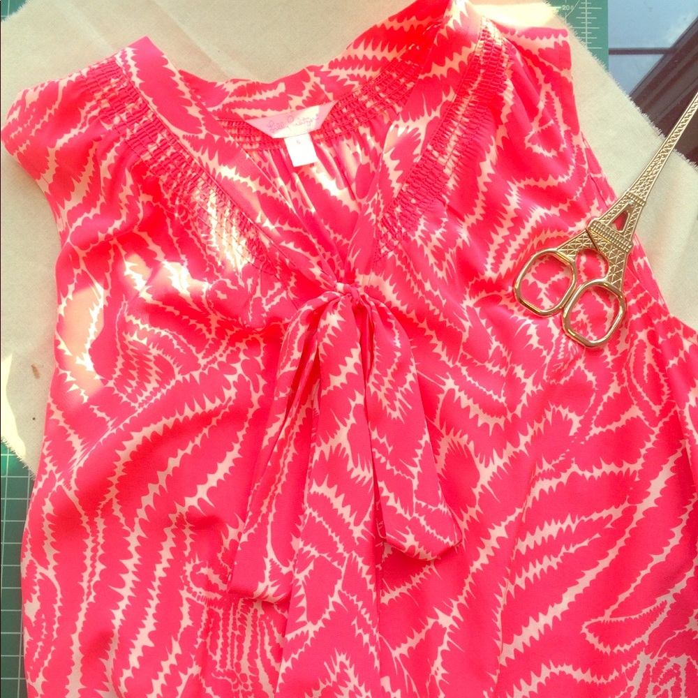 Lilly Pulitzer Sleeveless Top with Bow
