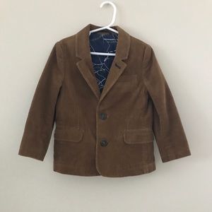 Boden Boys Brown Corduroy Blazer w Elbow Patches