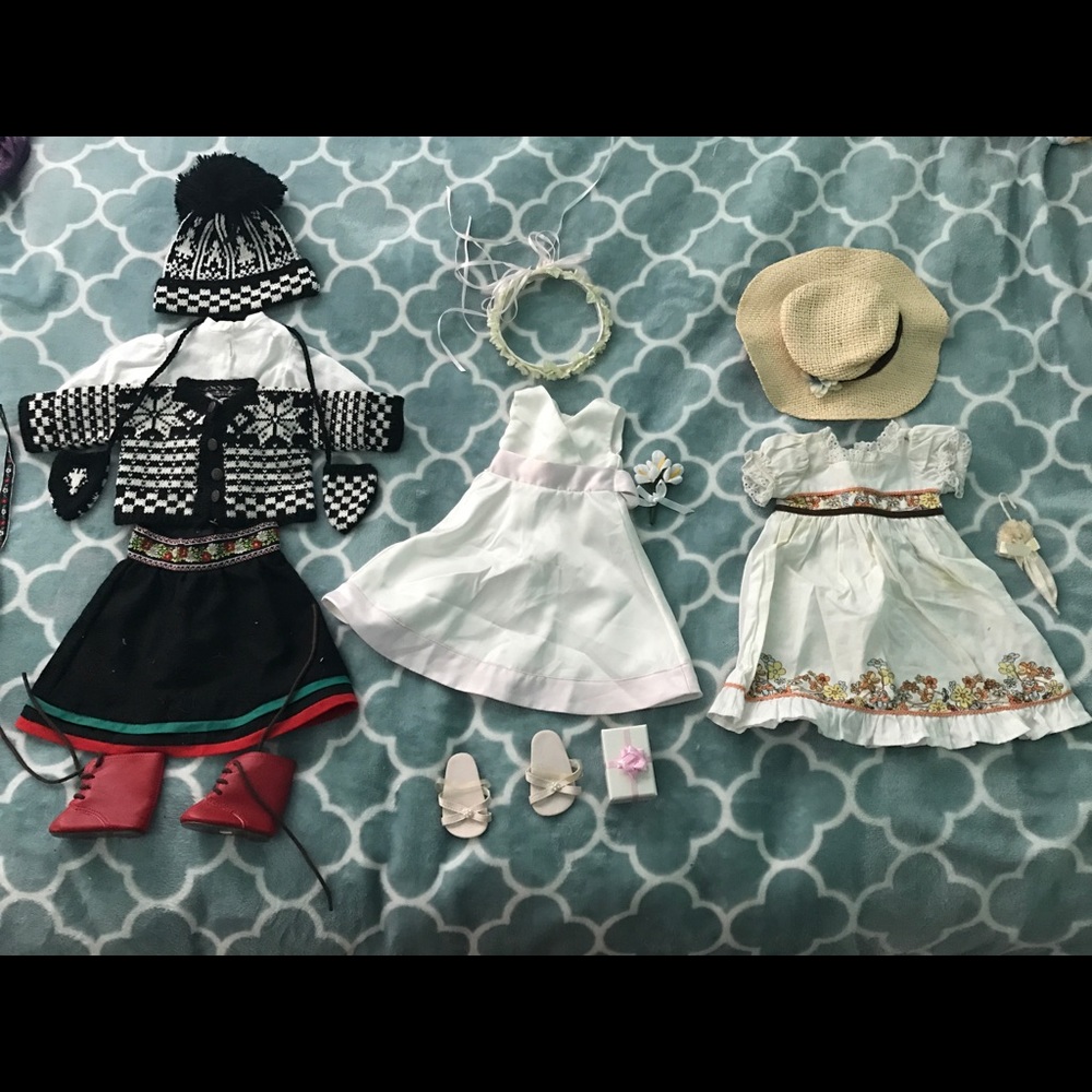 American girl doll clothing bundle