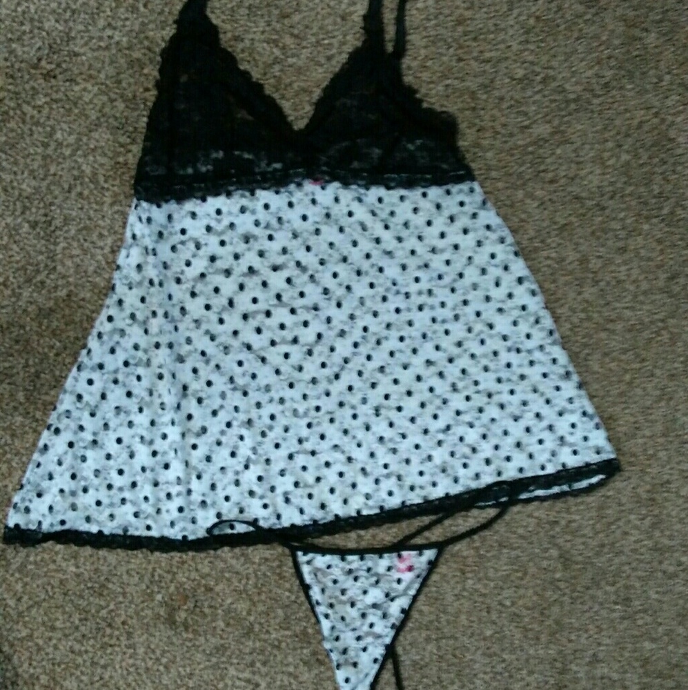 Polka dot nightie