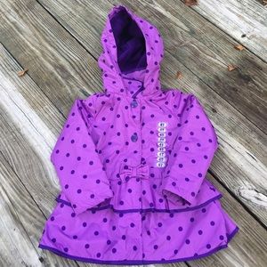 Girls Size 4T London fog Rain Jacket NWT