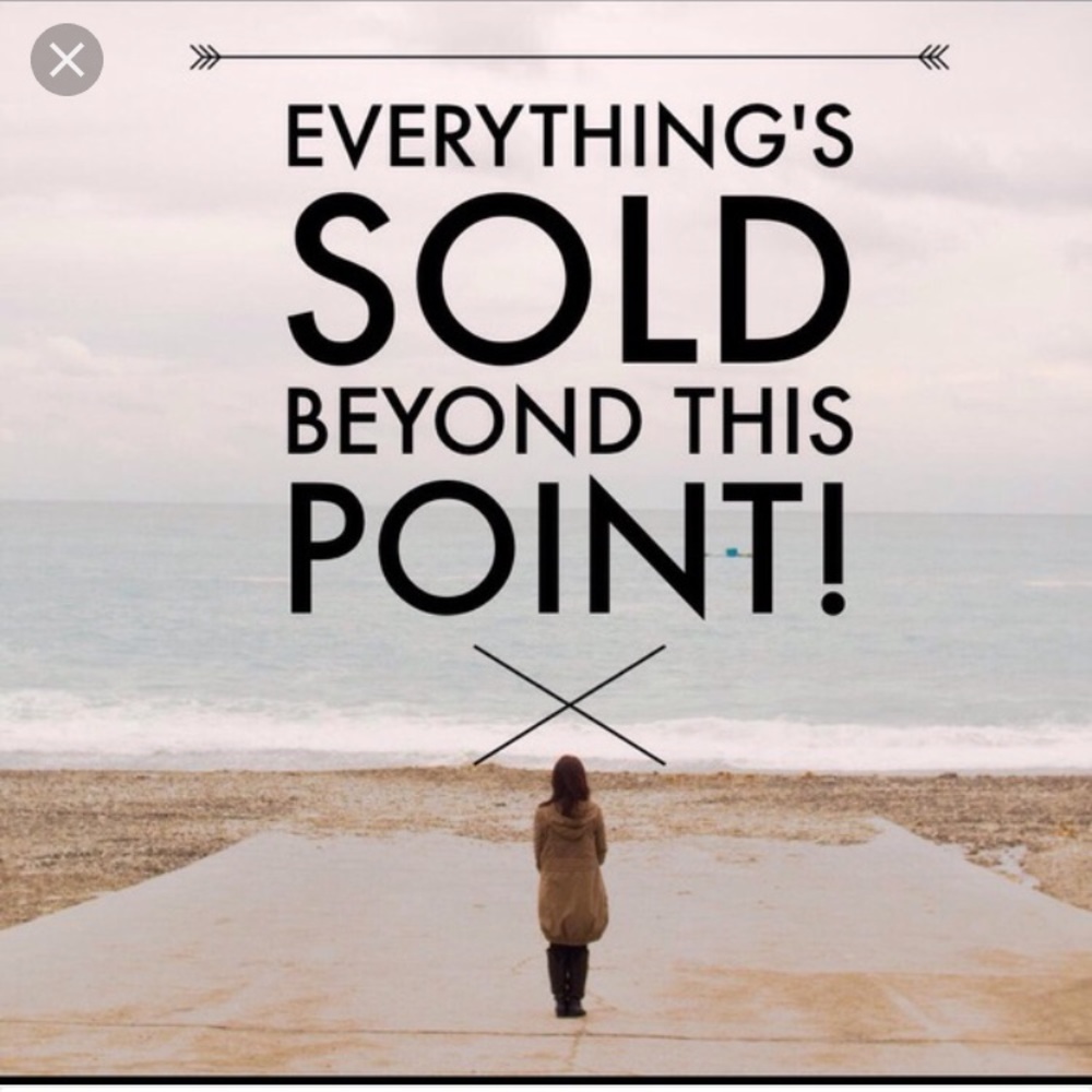 Past this it's all Sold