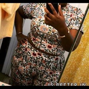 Rebdolls Floral Two Piece Set