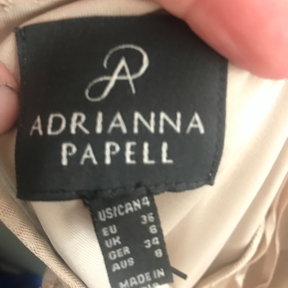 Adrianna Papell dress, worn once and is like new.