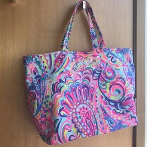 Lily Pulitzer Large tote beach bag