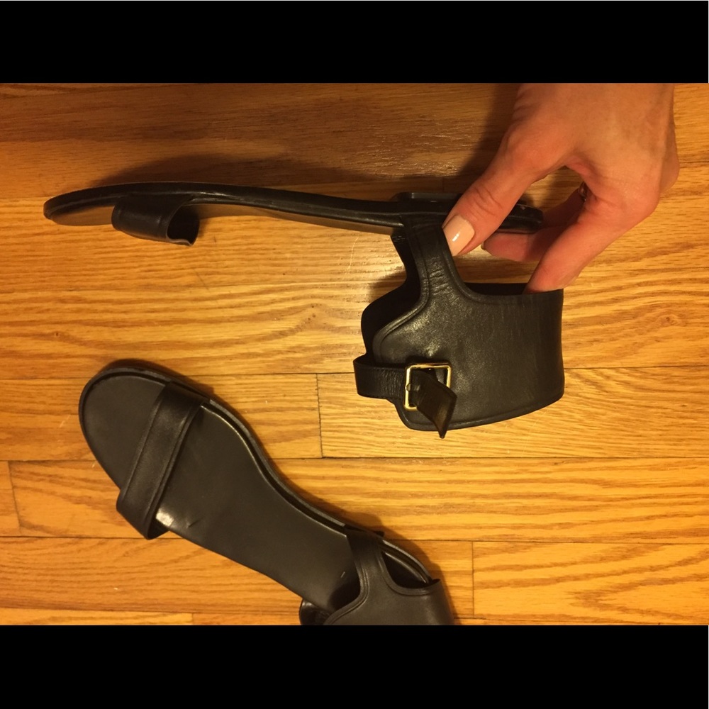Cole Haan Black Leather Sandal