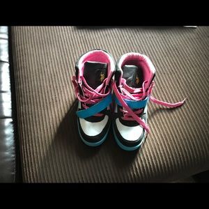 Girl Polo Hightop tennis shoe 5m