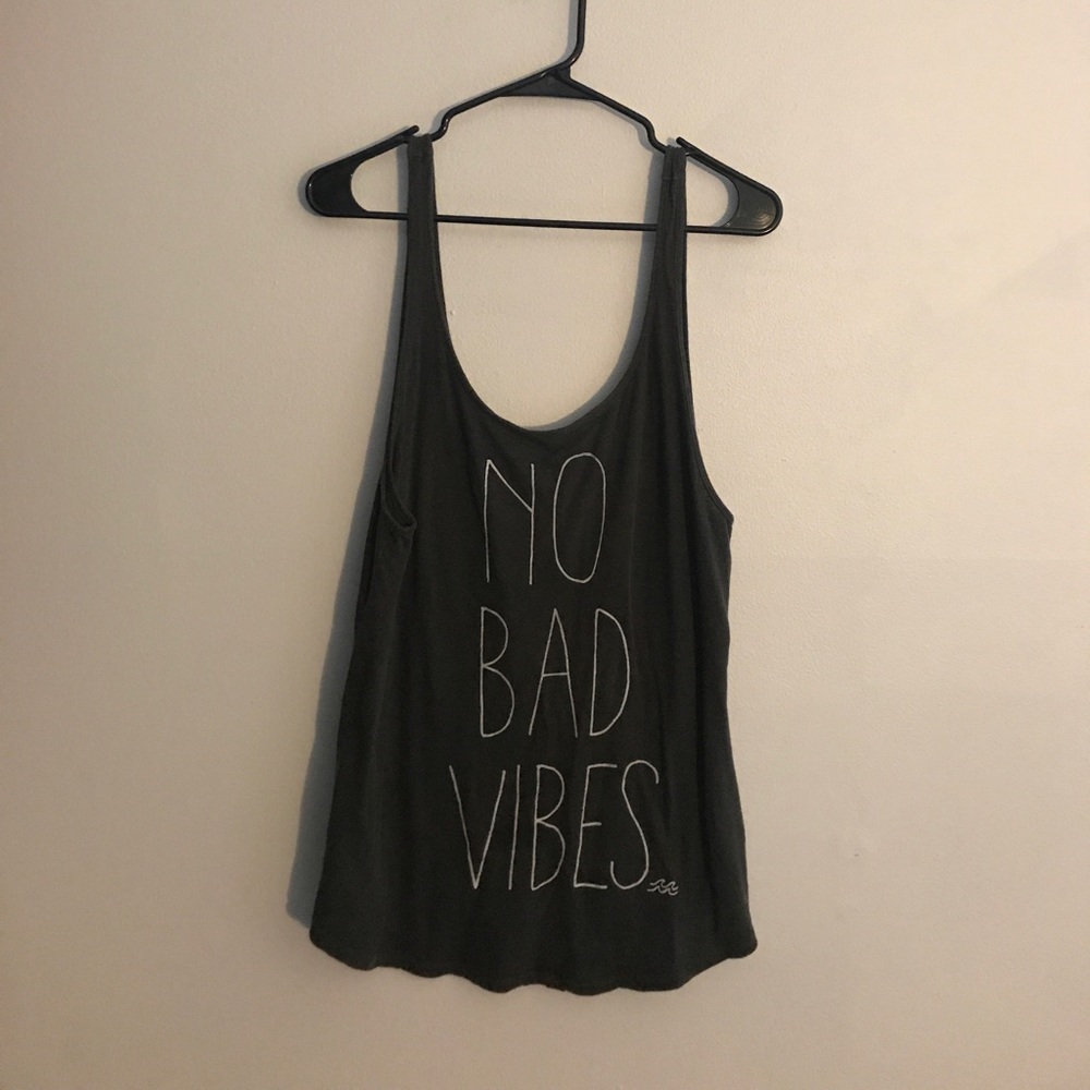 Billabong grey graphic tank