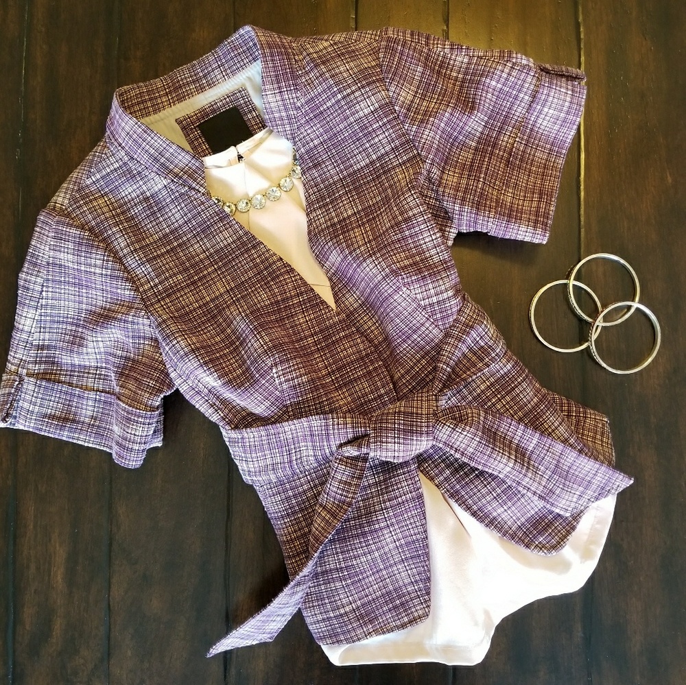 EUC The Limited Tie-Waist Jacket