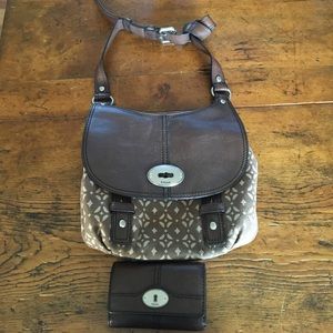 Fossil purse with wallet