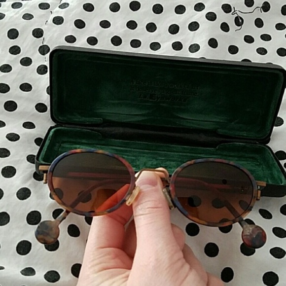 L.a eyeworks round tortoise sunglasses Nwt - Picture 2 of 3