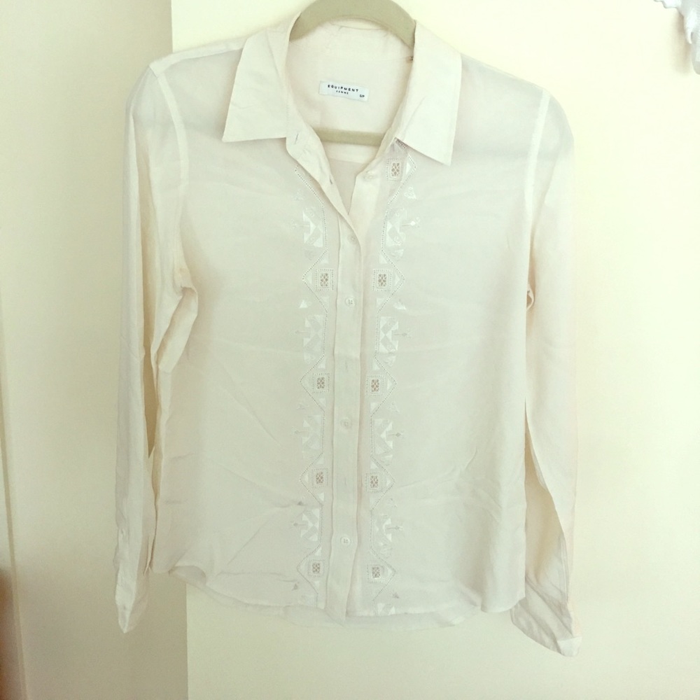 White Equipment Blouse