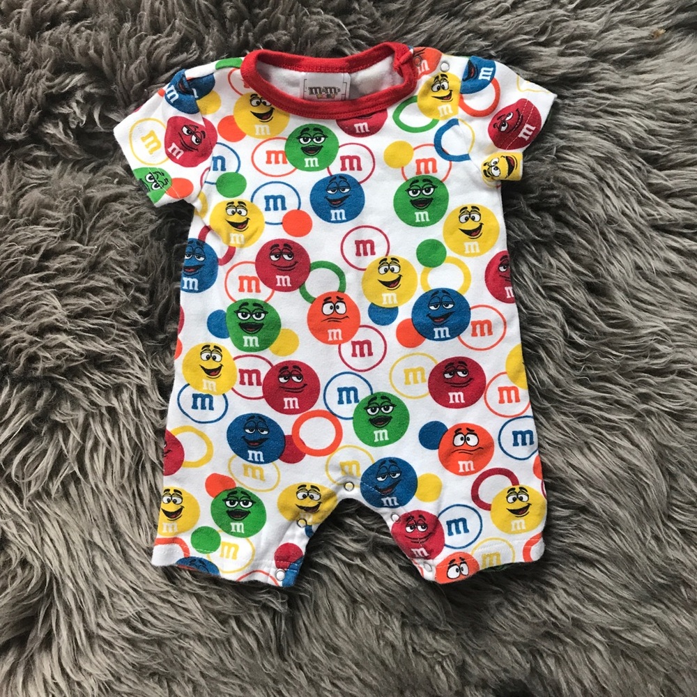 Authentic m&m's romper. Great condition.