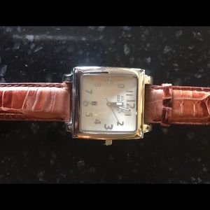 Silpada Brown Leather Watch