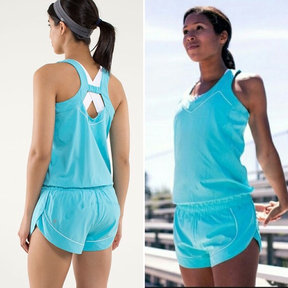 ISO!! Lululemon Speedy Runsie, size 2/4 blue - Picture 2 of 3