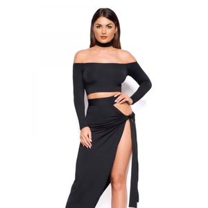 Beautiful Black OhPolly 2 Piece Set WORN ONCE