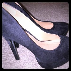 Black Suede Pumps