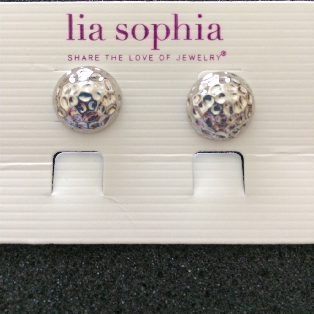 Lia Sophia "Forged" earrings