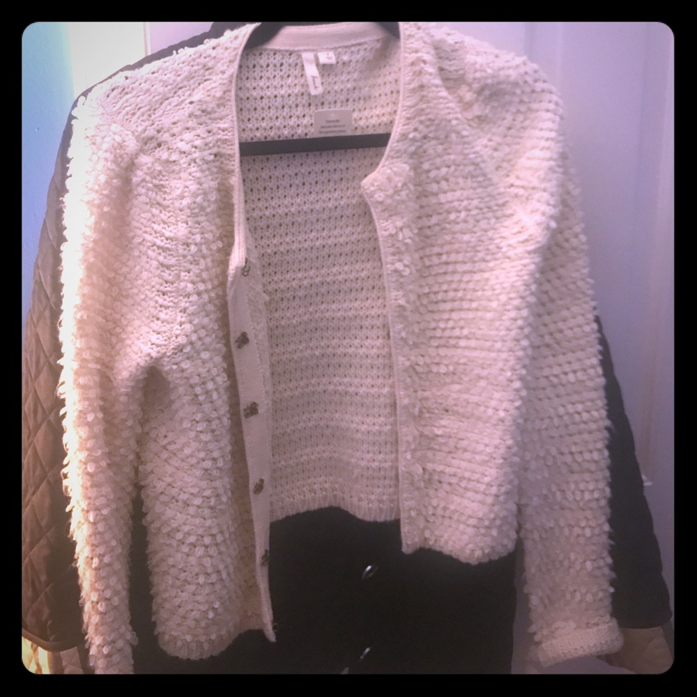 Nordstrom sz S Frenchi cardigan full hook closure