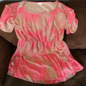 Cold shoulder dress