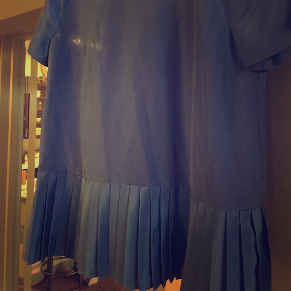 J Crew pleated blouse