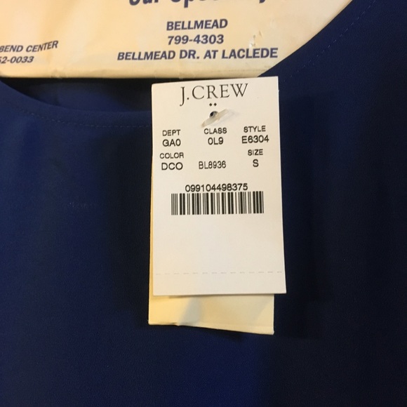 J Crew pleated blouse - Picture 2 of 3
