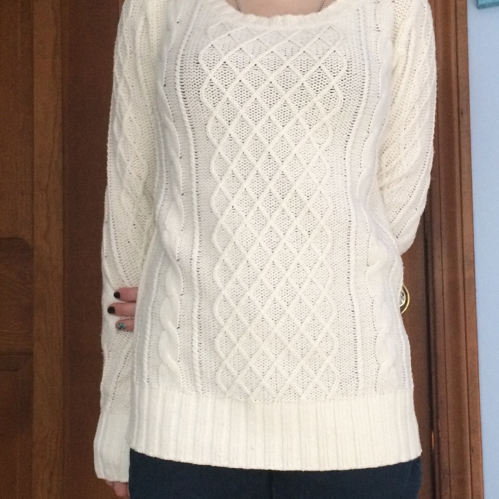 Old Navy Cream Colored Sweater - Picture 1 of 5