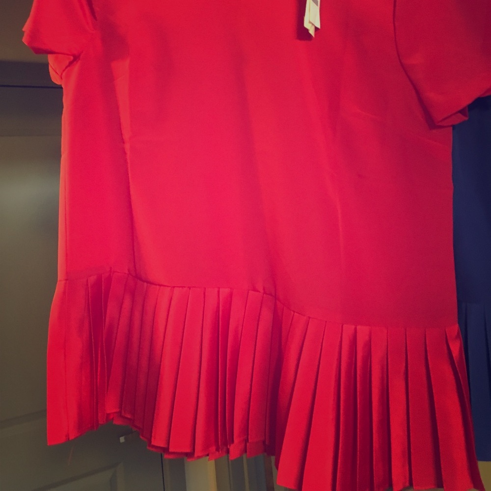 J Crew pleated bottom blouse