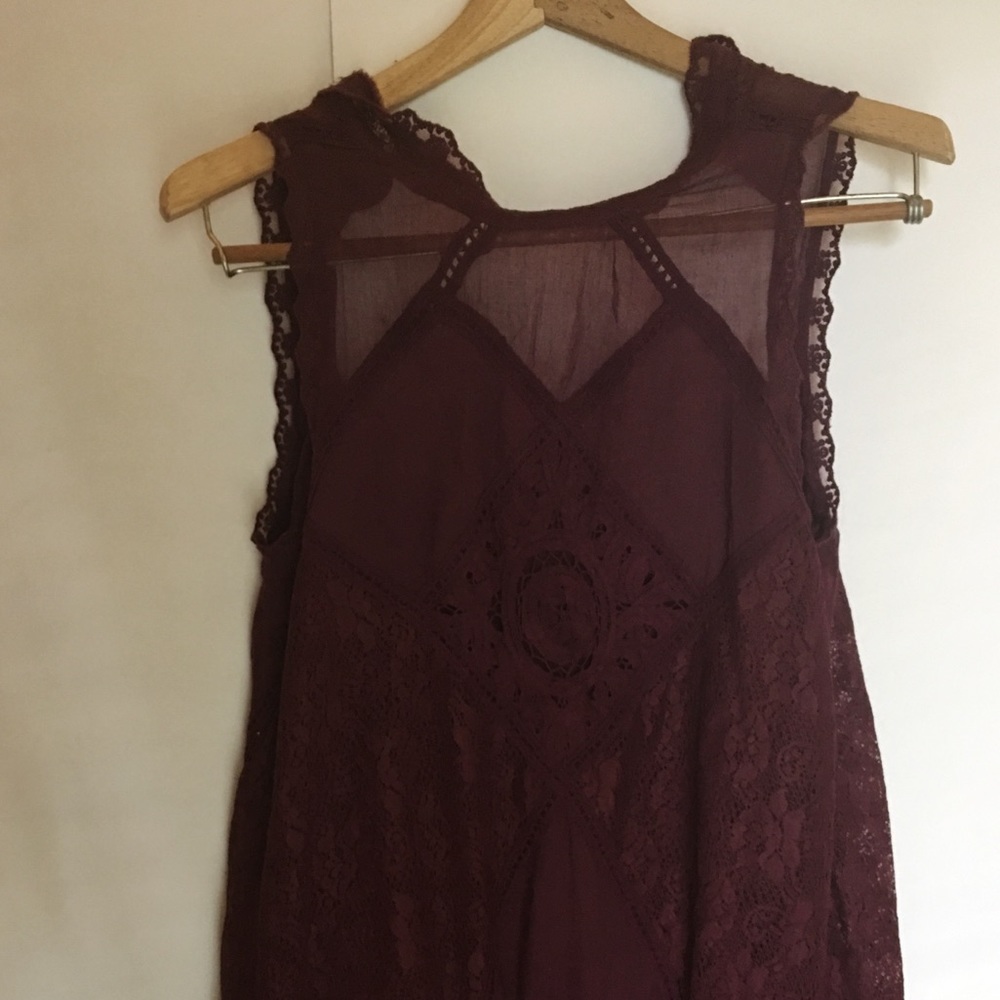 Beautiful dress with intricate lace patterns