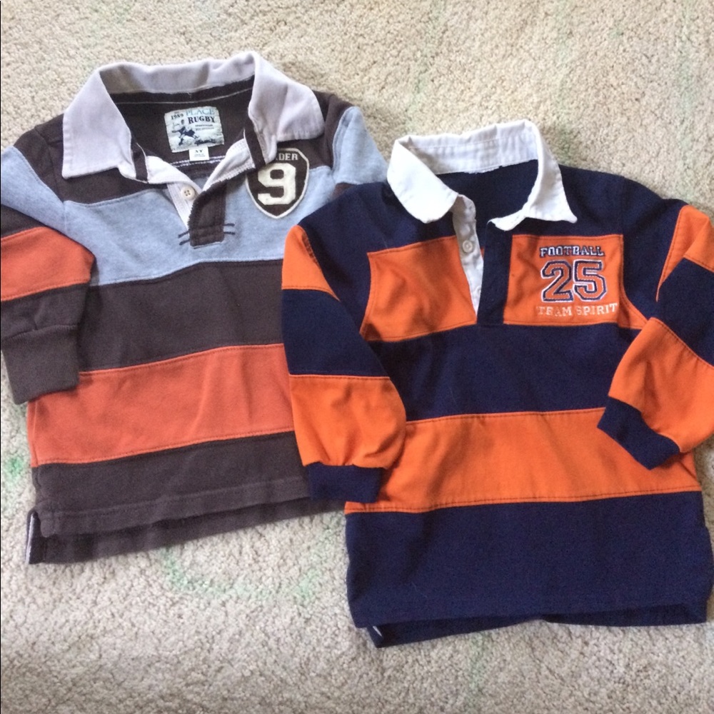 Boys long sleeved polos